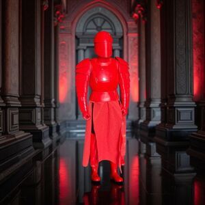 2017 Jakks Star Wars Last Jedi Praetorian Guard Figure Red Stormtrooper 18”